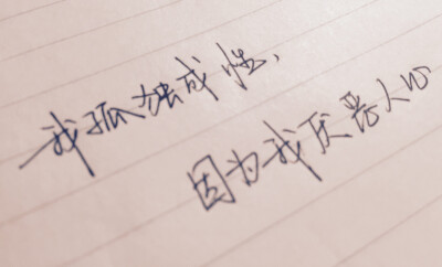 手写句子 歌词 原创 励志 手写情书【devilyn】