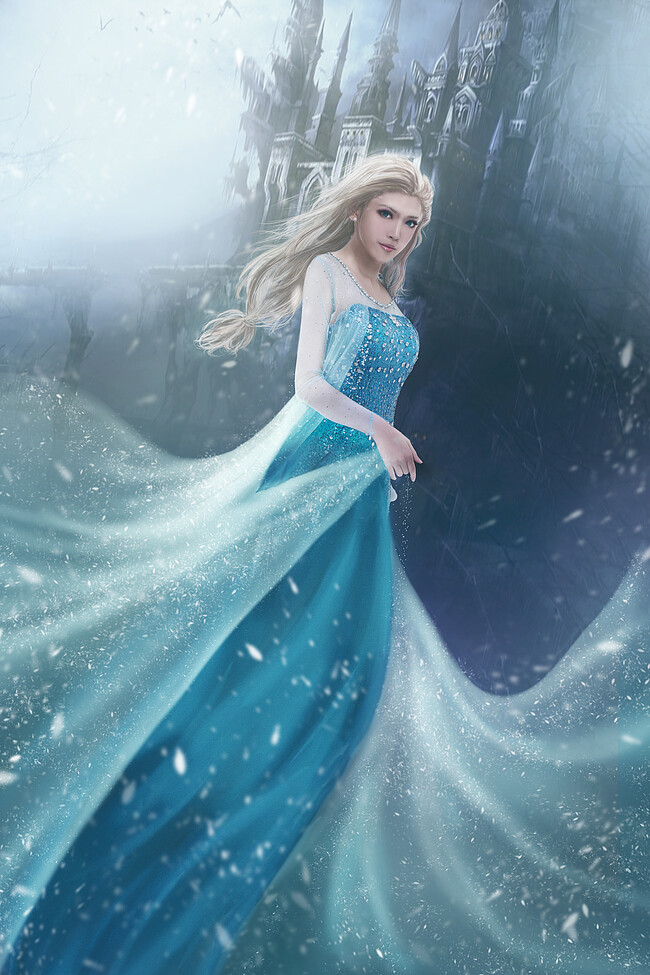 ---- 冰雪奇缘 角色 Elsa cn: 王导演 staff摄影：wesson后期：王导演协力：CR 咸鱼