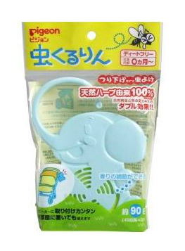 【贝亲的天然精油香茅】 可爱大象造型，可挂式便携设计，方便外出使用。可挂于宝宝童车、摇篮、婴儿床头，或放置于宝宝日常活动场所附近，随时随地为宝宝提供驱蚊防护。