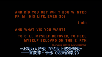 我从来没有想过比这个更好的鸟人结局