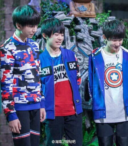 #疯狂的麦咭# TFBOYS 王源 王俊凯 易烊千玺