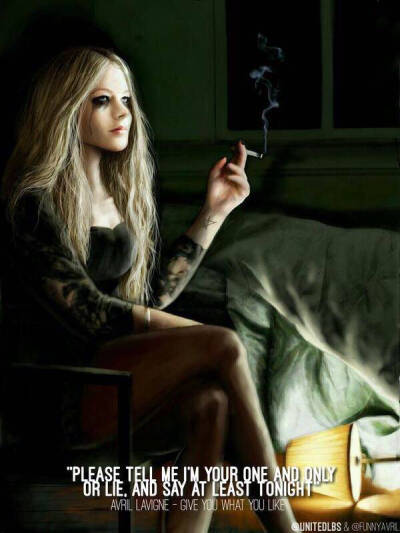 Avril Lavigne GIVE YOU WHAT YOU LIKE.