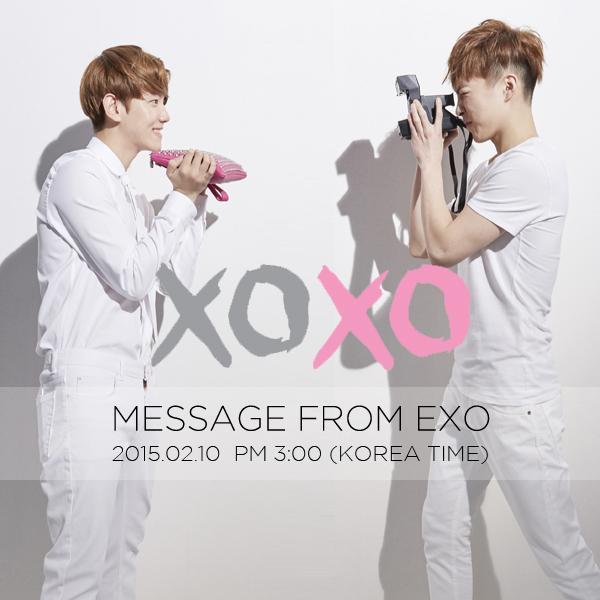 MCM更新CF新预告XOXO， Message from cr ：心头疙瘩朴灿烈