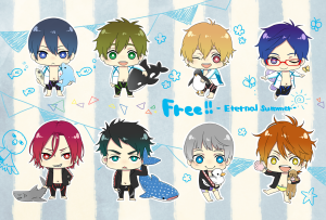 Free!!-ES-ミニキャラ | ちゃも [pixiv] http://www.pixiv.net/member_illust.php?mode=medium&amp;amp;illust_id=48148685