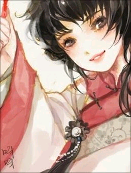 古风，手绘，呀呀