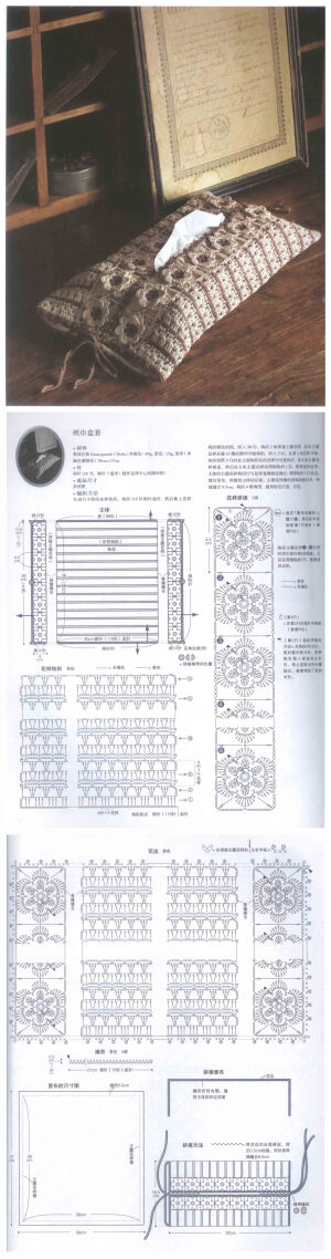 临近新年，自己和家人的新衣服买好了吗？也给纸巾盒一件新衣服吧。 #钩织图解#