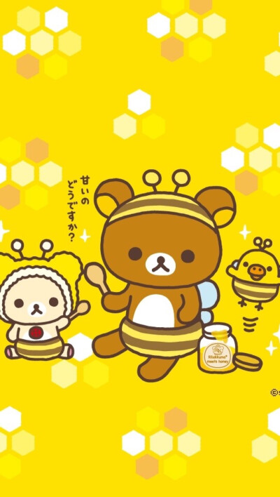 壁纸，rilakkuma，轻松熊