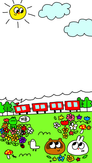 LINE 换不完的插画手机壁纸..