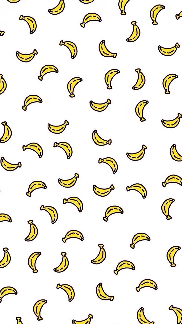 可爱,小香蕉,平铺,壁纸