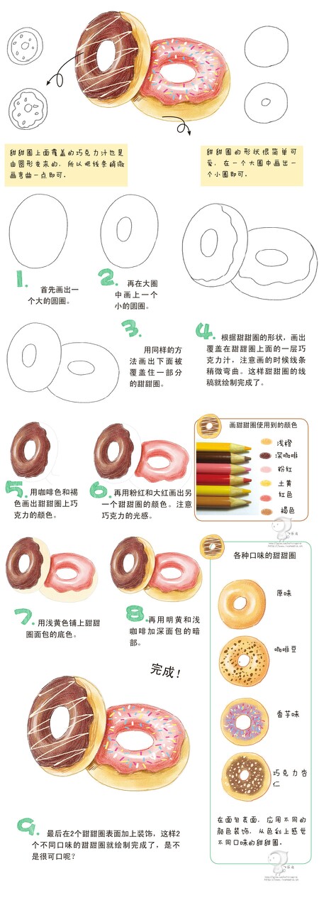 彩鉛手繪教程