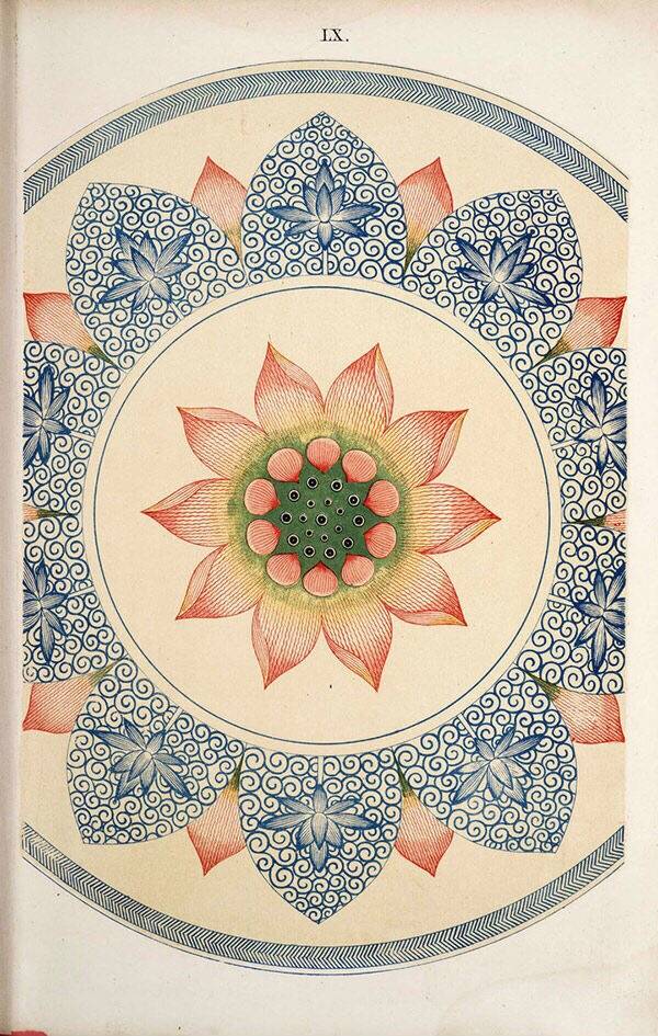 简单的花纹大方古朴