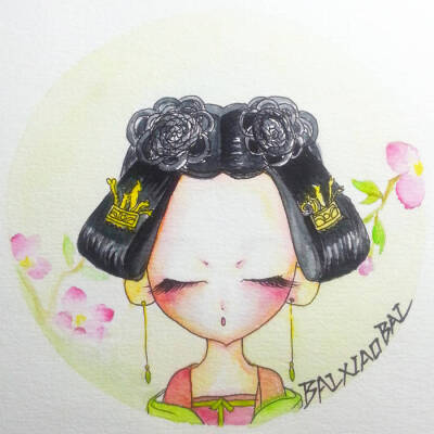 手绘武如意【作者见图】