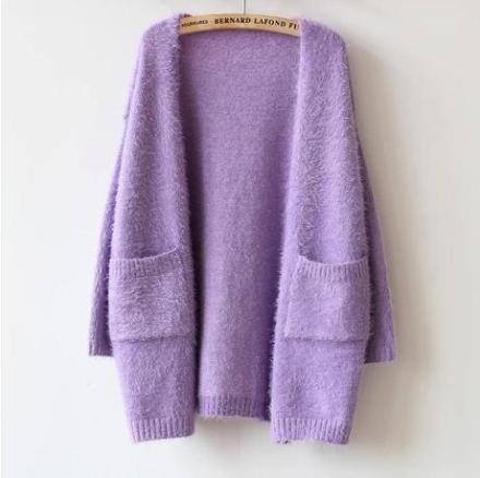 紫色控之服饰篇：紫色毛衣