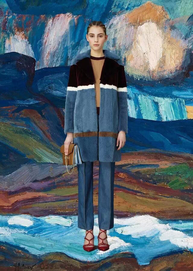 Valentino 2015早秋系列与油画的完美结合——出自时尚博主Diana Moss之手。