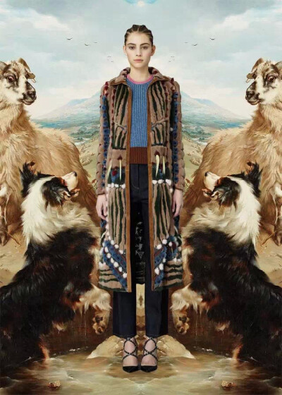 Valentino 2015早秋系列与油画的完美结合——出自时尚博主Diana Moss之手。