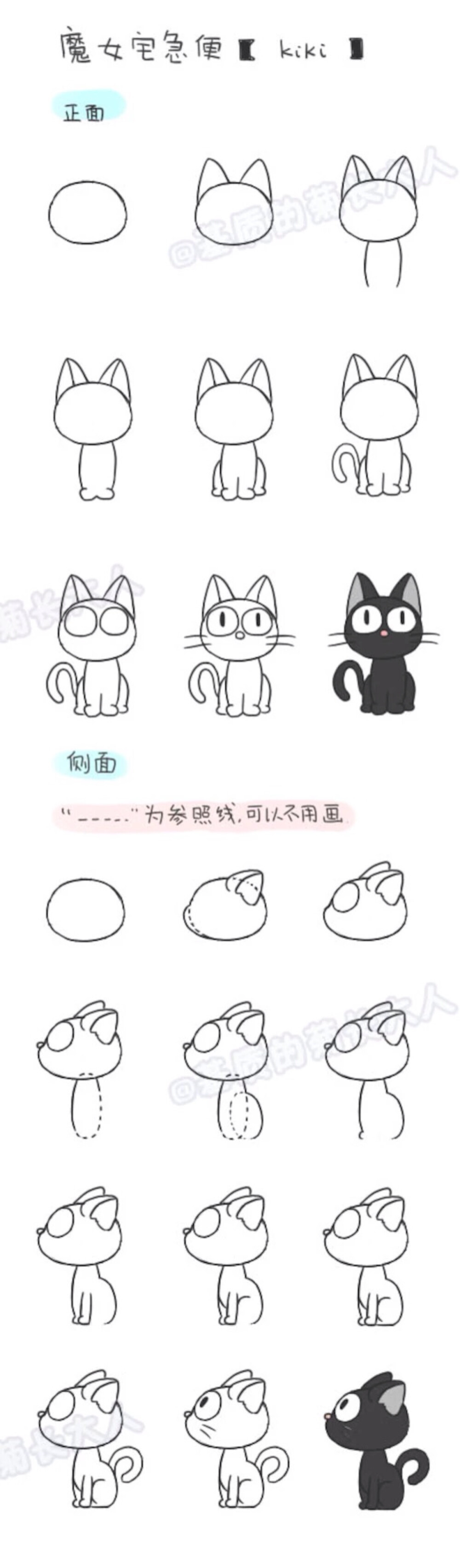 简画教程·猫90