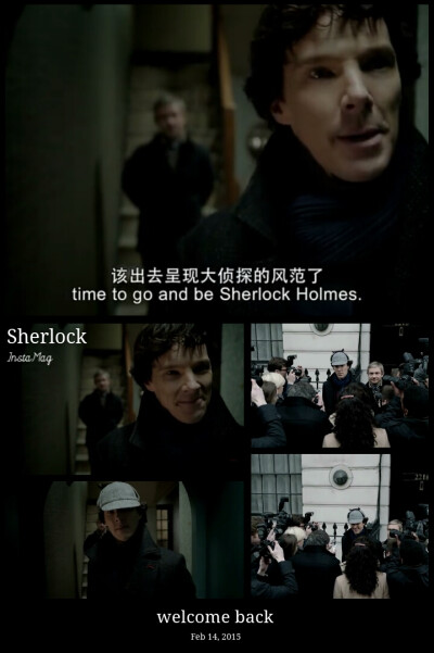 welcome back Sherlock Homles