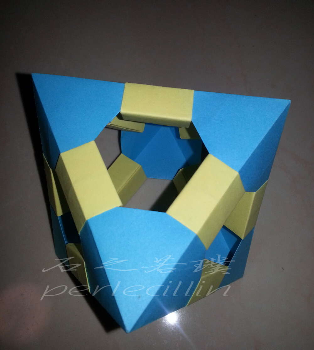 立体构成折纸实践~正八面体框架~
