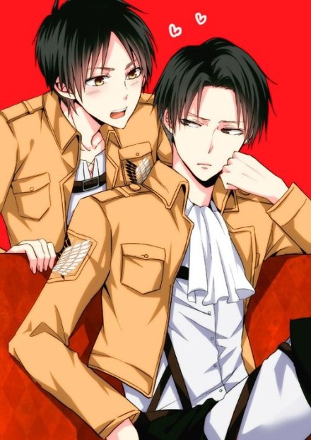 【彼时邻家】 p站 二次元 插画 少年 动漫 妖孽 同人 原创 自由之翼 调查兵团 进击的巨人 艾伦 兵长 利威尔