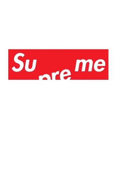 简约欧美风 supreme iPhone手机壁纸 潮牌