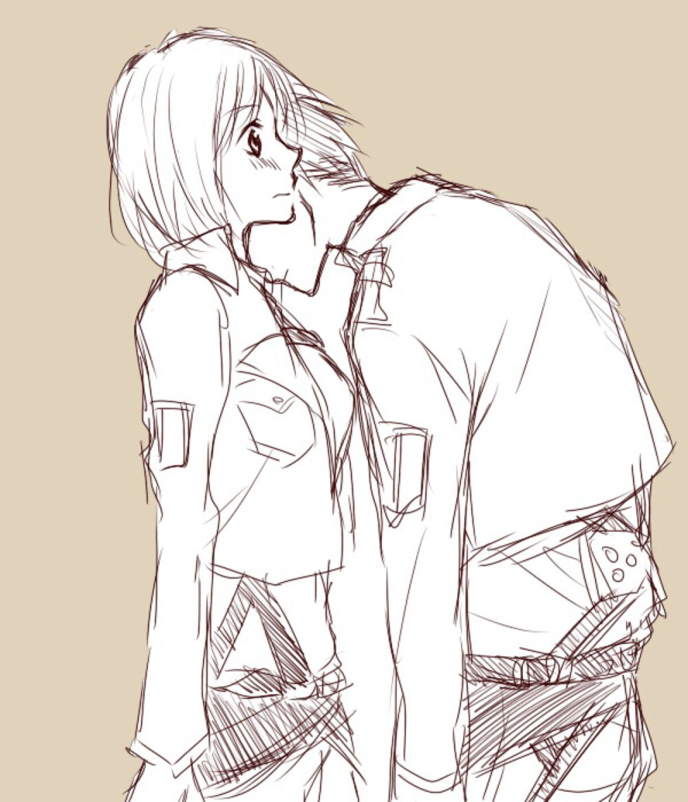 【彼时邻家】 p站 二次元 插画 少年 动漫 妖孽 同人 原创 自由之翼 调查兵团 进击的巨人 利威尔 佩特拉 “我生前爱过一个人,他中分,短发,矮小,易怒……却有醉人的温柔。”——佩特拉