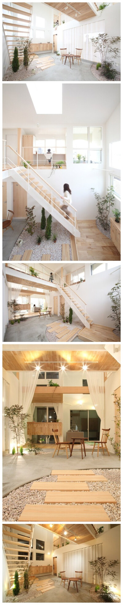 庭院式小阁楼 位于日本志贺的一幢小房子，由ALTS设计工作室设计