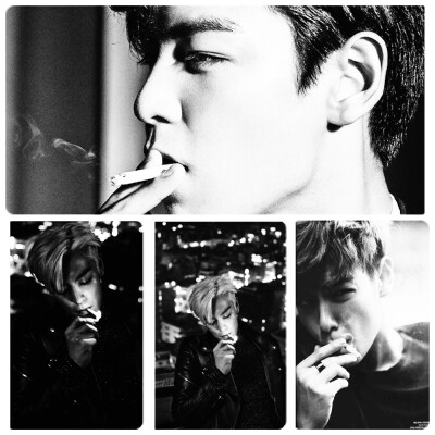 Smoking is so handsome boy