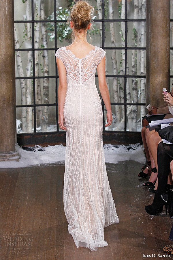 Ines Di Santo Fall/Winter 2015 Couture wedding dress Collection。