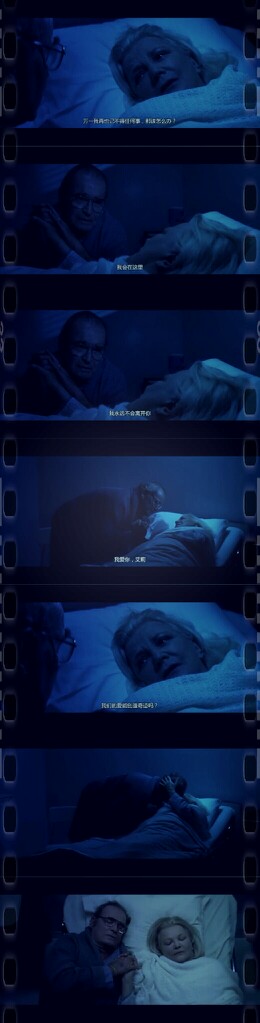 两个人相爱了一辈子，即使到后来，回忆也不清晰了，还是依然爱你如初，我会帮你记起点滴，换你片刻清醒，我们的爱，让我们选择，一起，即使死去。――《恋恋笔记本》――一部很长的电影