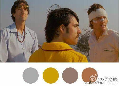 韦斯·安德森(Wes Anderson)的配色美学。