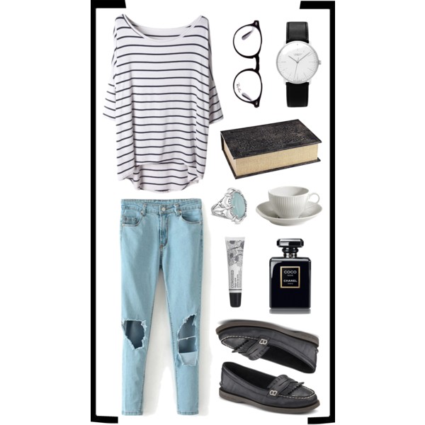 A fashion look from January 2015 featuring white tops, trench coat and black shorts. Browse and shop related looks.