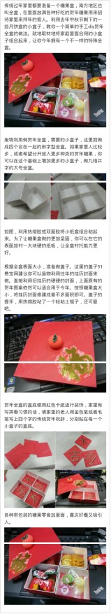 纸盒DIY新年礼盒