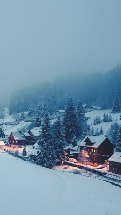 snow village