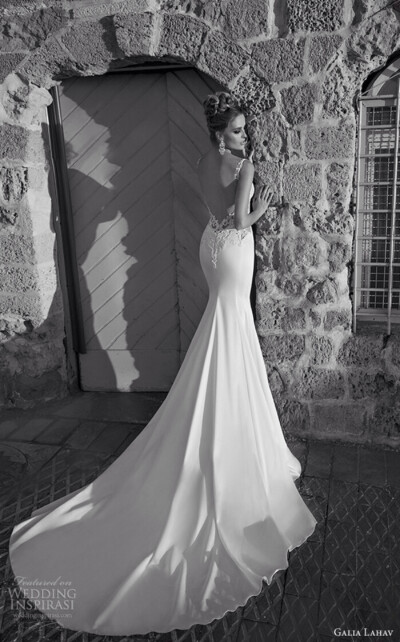 【黑白照片】 Galia Lahav 2015春夏婚纱系列，华丽奢华。婚纱摄影 服饰风尚