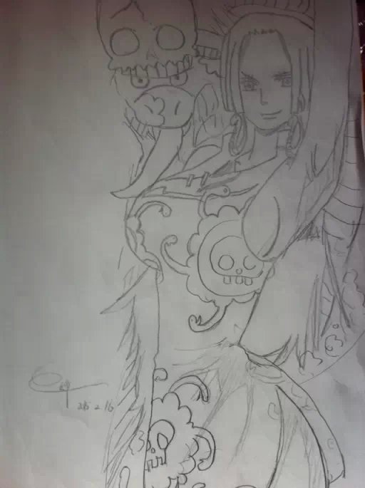 临摹 女帝海贼王