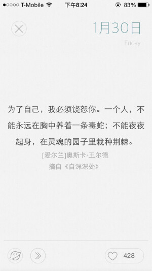 读书笔记 《自深深处》—奥斯卡·王尔德