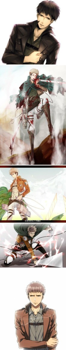 【谁家二次元】 p站 二次元 插画 少年 动漫 妖孽 同人 原创 自由之翼 调查兵团 进击的巨人 让 我，真的有领导能力么？