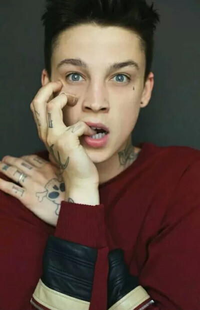 阿什·斯戴梅斯特 (Ash Stymest)，1991年7月31日出生，英国模特，《Vogue Homme》日本版创刊号的封面男孩，MANNEQUINS 乐队的鼓手。