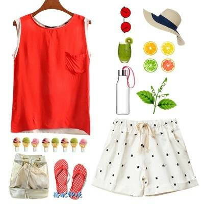 主题搭配丨沙滩裤搭