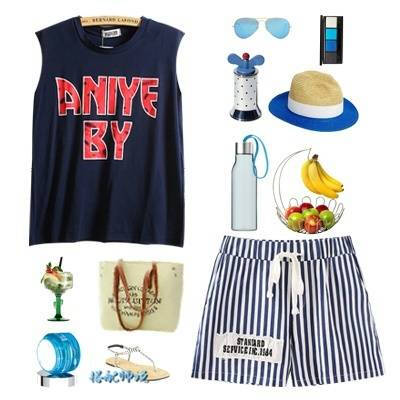 主题搭配丨沙滩裤搭