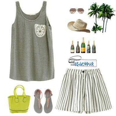 主题搭配丨沙滩裤搭