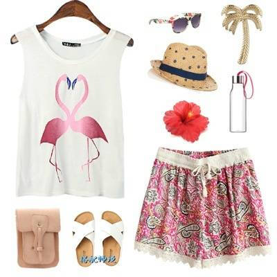 主题搭配丨沙滩裤搭