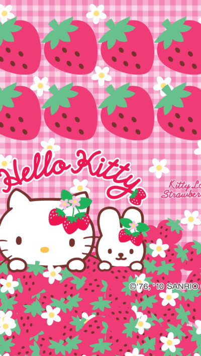 Hello kitty,苹果6，iPhone 6 plus高清壁纸