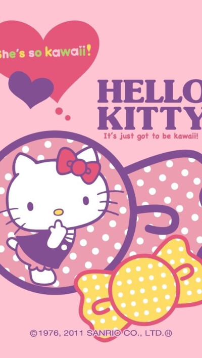 Hello kitty,苹果6，iPhone 6 plus高清壁纸