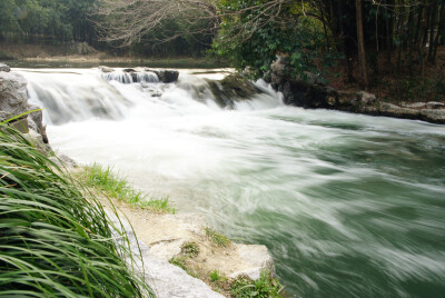 杭州 植物园 溪流 飞湍瀑流争喧豗