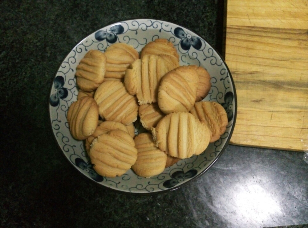 自制花生酱饼干！~