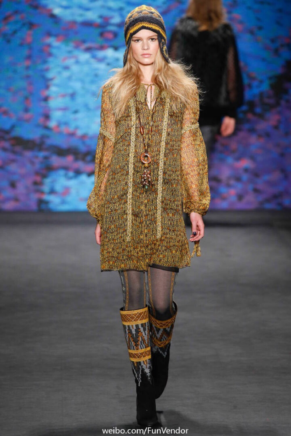 Anna Sui 2015 ready-to-wear 不羁的波希米亚风