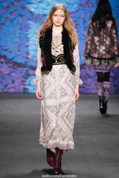 Anna Sui 2015 ready-to-wear 不羁的波希米亚风