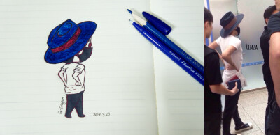 上课无聊的时候就涂涂画画