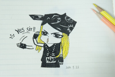 上课无聊的时候就涂涂画画